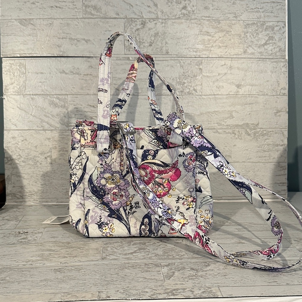 Vera Bradley Floral 10 inch by 7 inch bag new with tags